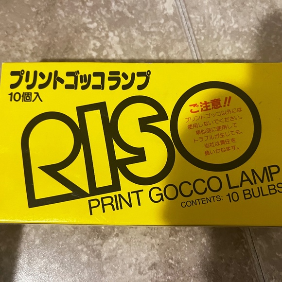 RISO - GOCCO screen printing Paper and cloth kit with TONS of unopened Ink. - Picture 6 of 11